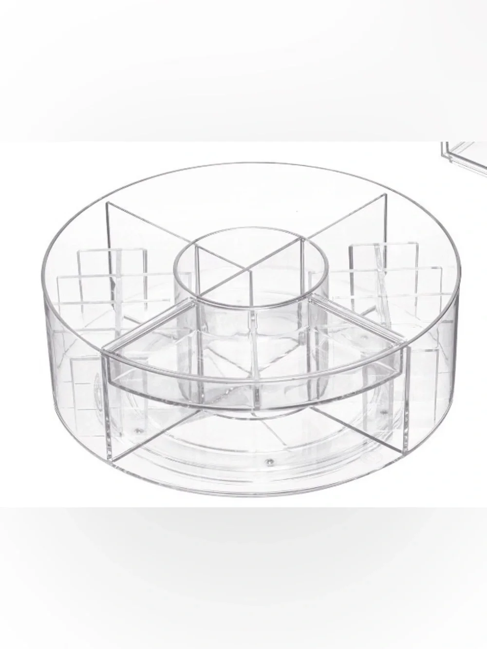 i Design Clear Acrylic Cosmetic/Beauty Organizer Carousel